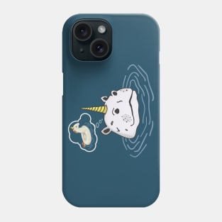 Hippo unicorn Phone Case