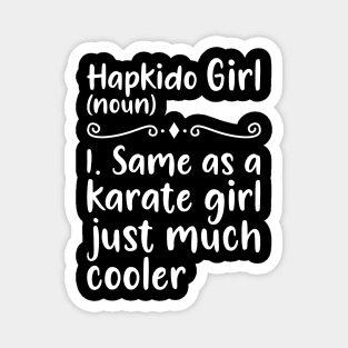 Hapkido girl Magnet