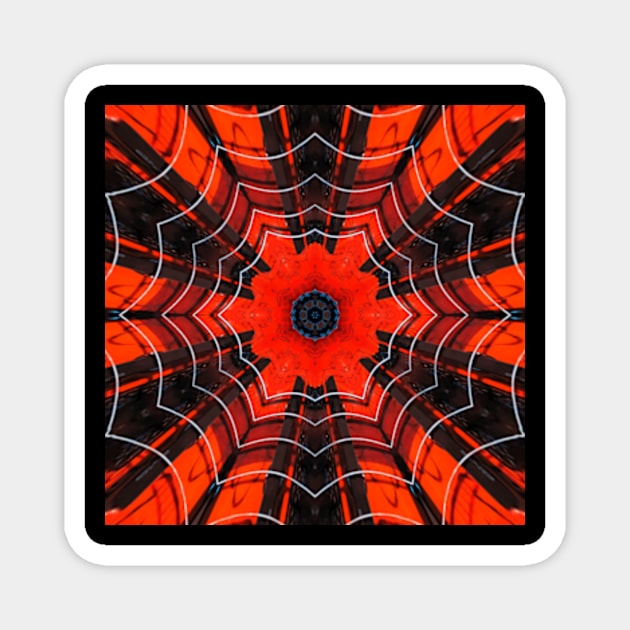 Canadian Spiderweb Magnet by dammitfranky