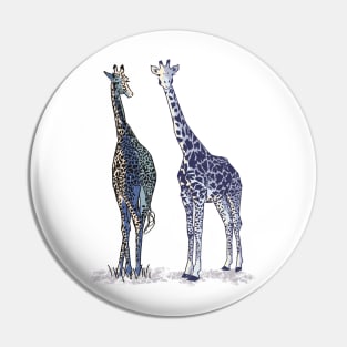 Giraffes 2 Pin