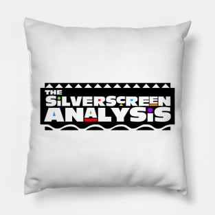 SilverScreen Analysis 90's Logo Black Pillow