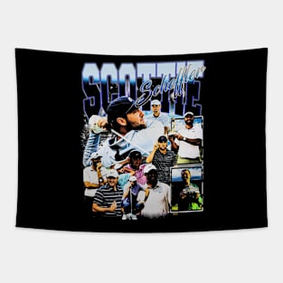 Scottie Scheffler Retro Bootleg Tapestry