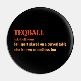 Teqball Defined Pin