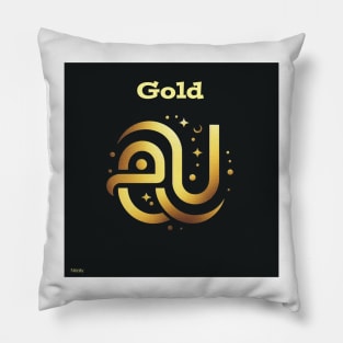 Beautiful Gold . Pillow