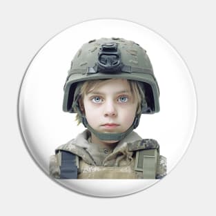 Innocent Valor: The Courageous Journey of a Young Soldier Pin