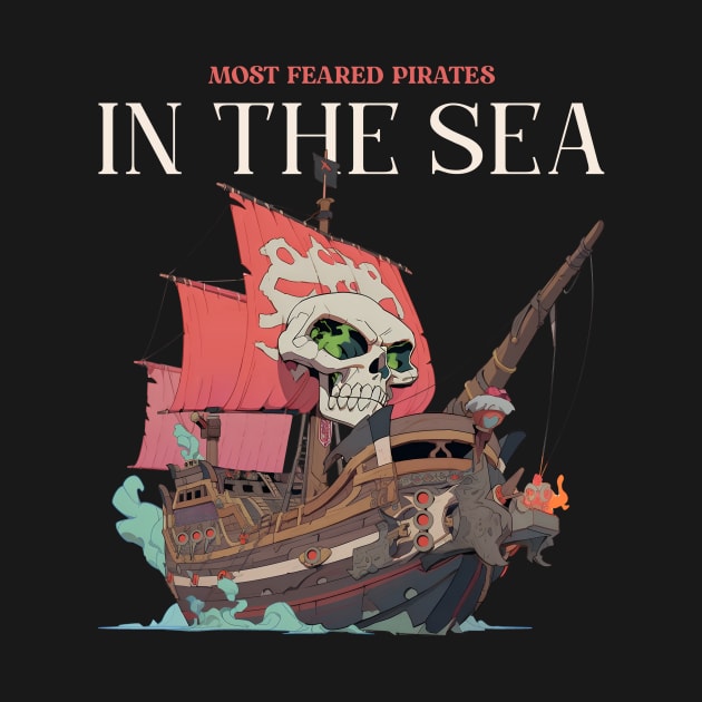 Most Feared Pirates In The Sea Anime by Tip Top Tee's