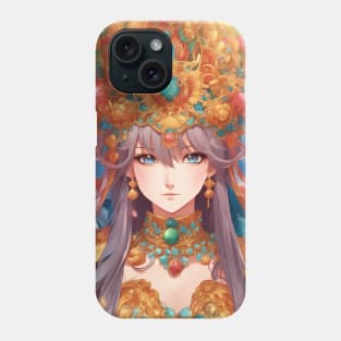 Kawaii Queen Cool Sytle "Manga Maven  Colorful Anime Girl Phone Case