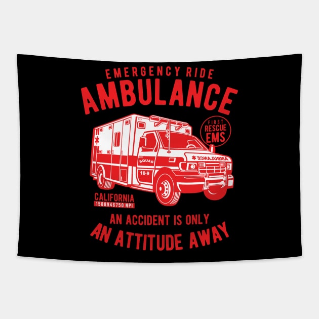 Ambulance Tapestry by tdK