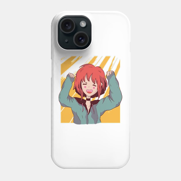 Anime Girl Relax Phone Case by MajorCompany