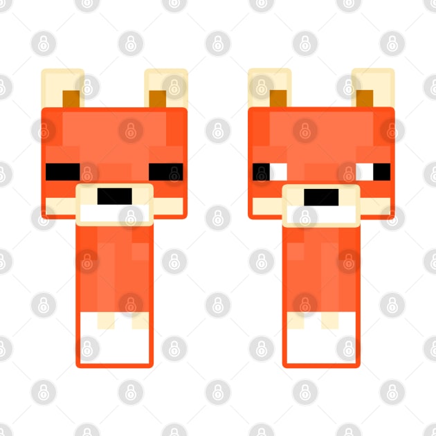 Twin Baby Foxes by felixbunny