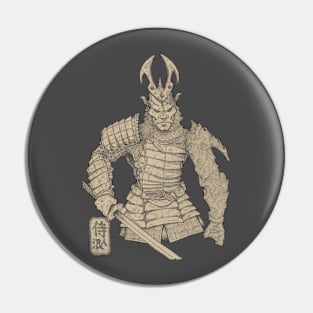 Samurai Warrior Pin