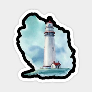 Watercolor lighthouse Magnet