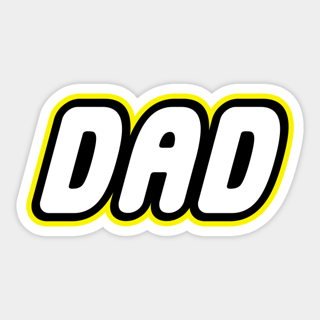 Dad Lego - Dad - Sticker