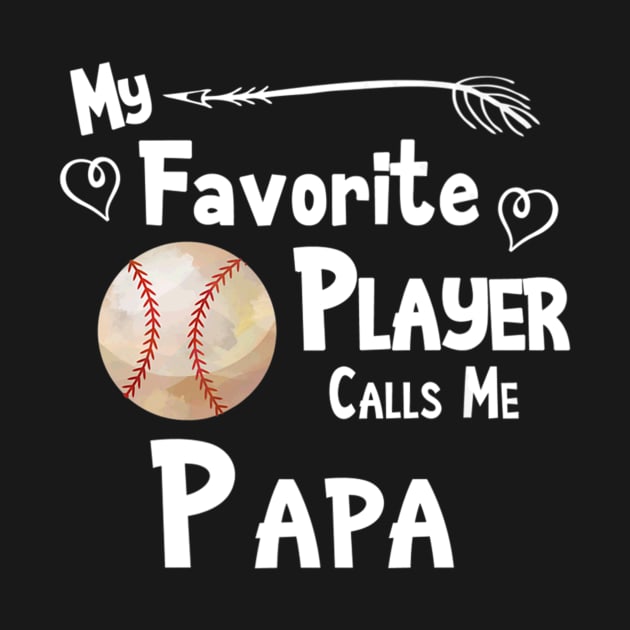 Favorite Player Papa Love Softball Player by Magic Ball