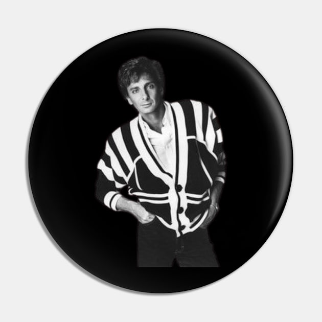 Retro Manilow Pin by Defective Cable 