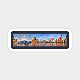 Hull City Queen Victoria Square Panorama Magnet