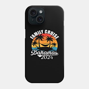 Family Cruise Bahamas 2024 Summer Matching Vacation 2024 Phone Case