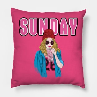 Sunday Girl Pillow