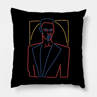 80s Music Neon Thing Pillow