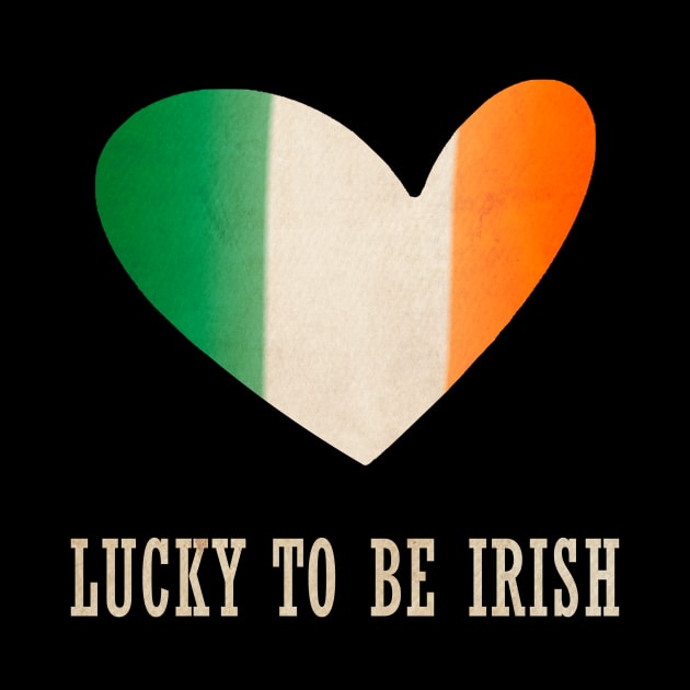 Lucky to be Irish Gift Ireland Flag St. Patrick's Day by JohnnyxPrint