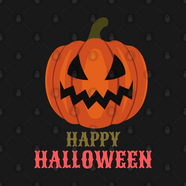 Happy Halloween Scary Pumpkin by CharismaShop