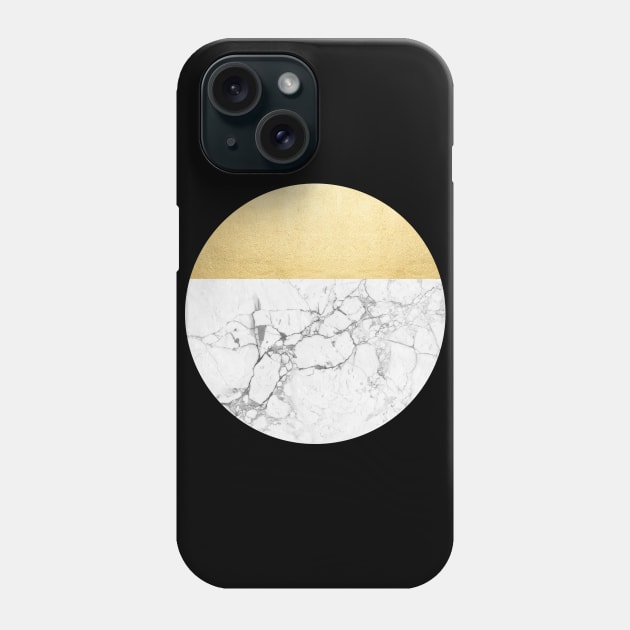 Marble and Gold 02 Phone Case by Vin Zzep