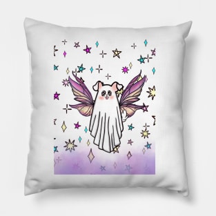 Ghost Puppy Fairy Pillow