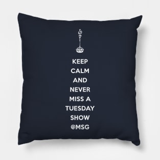 Keep Calm MSG NYC Pillow
