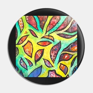 Autumn Leaves Abstract Pin