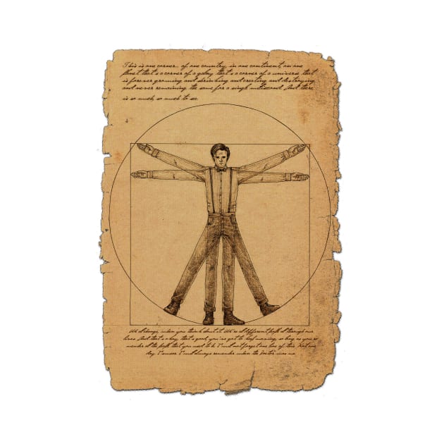 The Vitruvian Doctor by BananaPrints