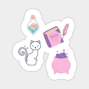 Witch sticker pack Magnet