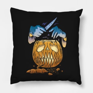 JackOLantern Evil Pumpkin Pillow