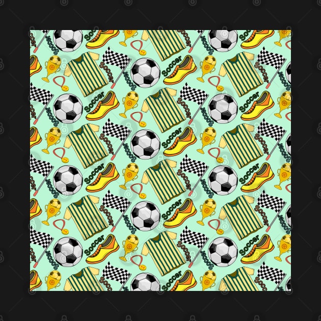 Soccer Pattern by Designoholic