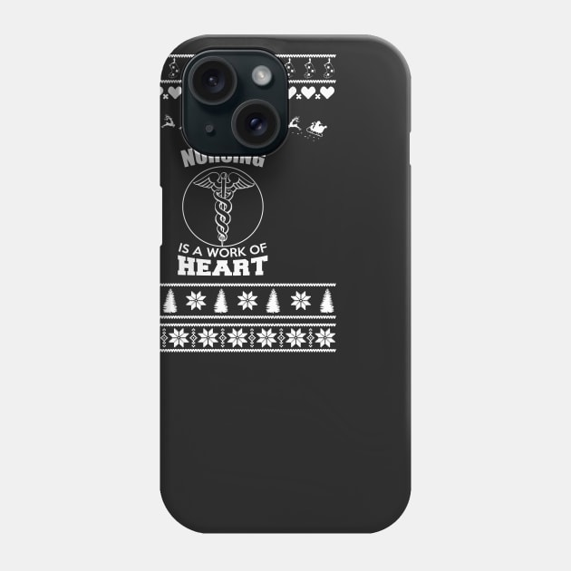 Merry Christmas Nurse Phone Case by bryanwilly