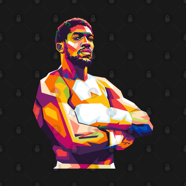 anthony joshua by cool pop art house