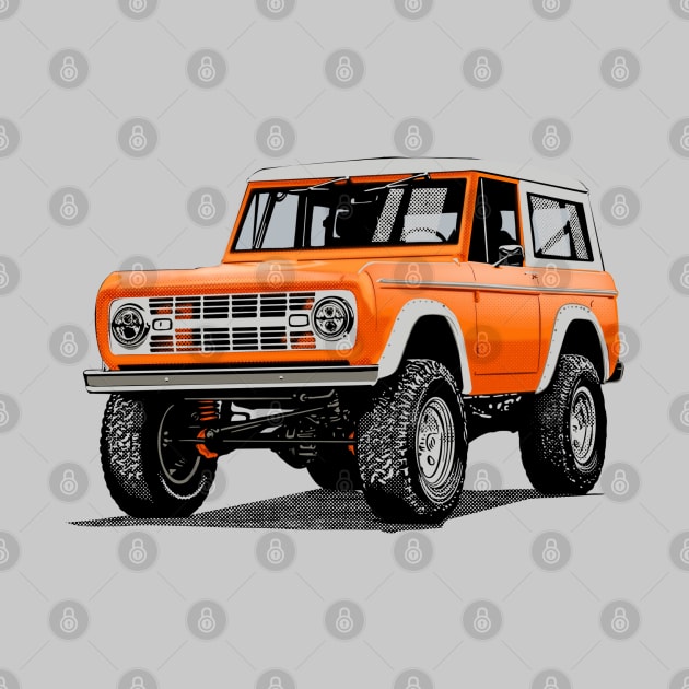 Classic ford bronco by Saturasi