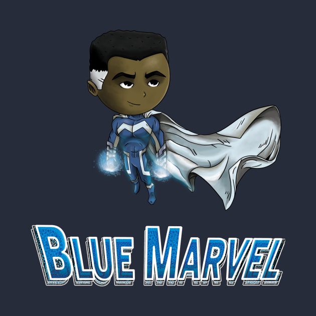 The Blue Marvel by Creative Wiz