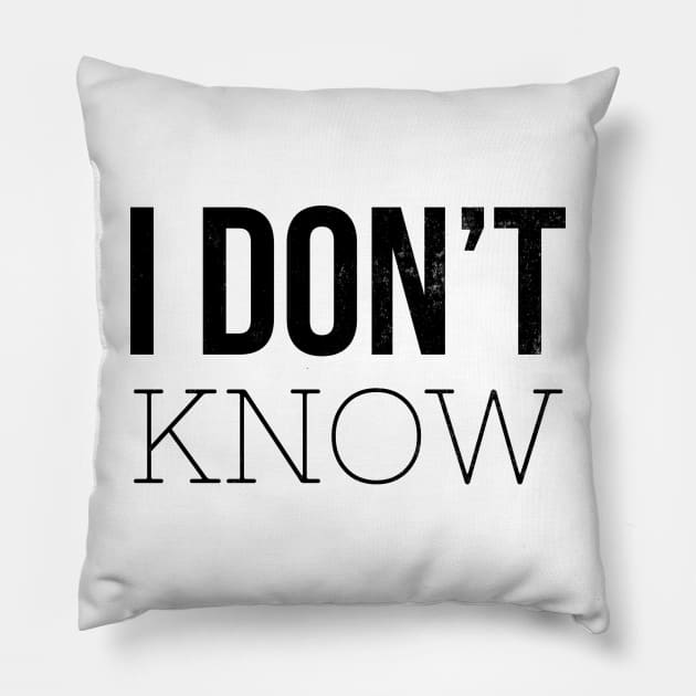 I don't know Pillow by mivpiv