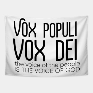 Vox Populi Vox Dei - Elon Musk - Twitter T-Shirt Tapestry