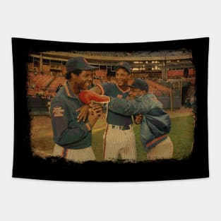 Dwight Gooden and Darryl Strawberry Tapestry