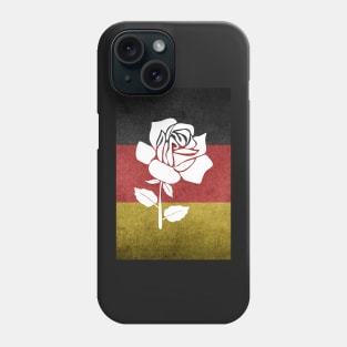 white Rose Resistance Phone Case