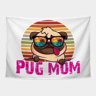 Pug Mom Tapestry