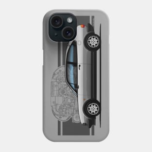 The iconic Italian classic car designed by Giugiaro (for light backgrounds) Phone Case