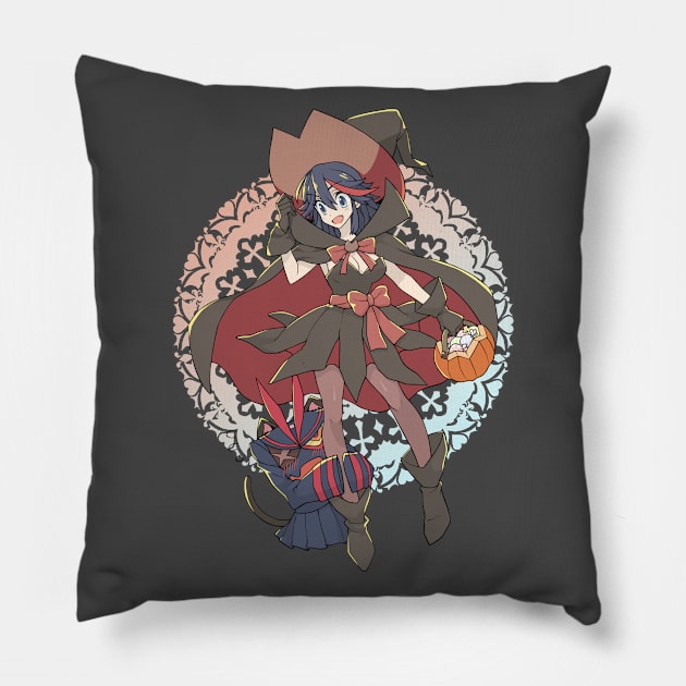 Kill La Kill Ryuko Anime Manga Halloween Special 2 Pillow by MaxGraphic