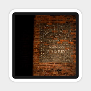 Faded Whiskey Wall Advertisement Magnet