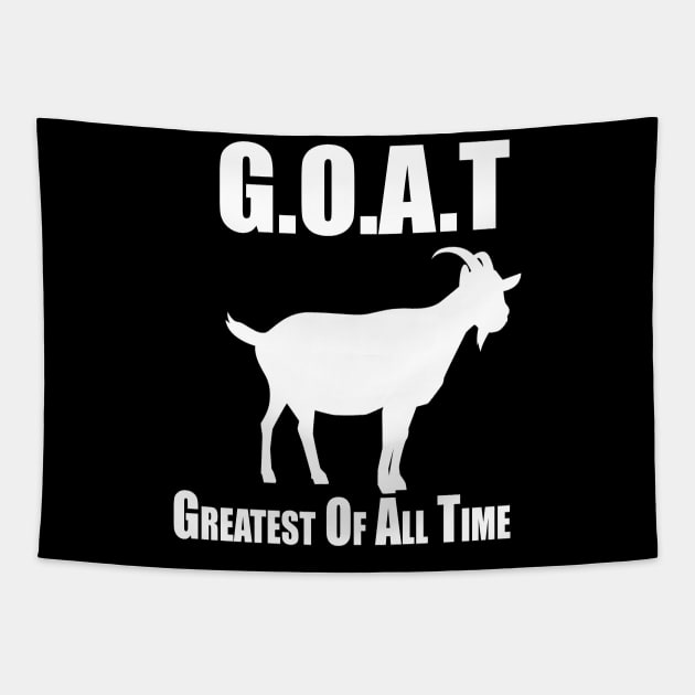 G.O.A.T Greatest of All Time Tapestry by BarbaraShirts