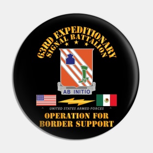 Faithful Patriot -  63rd Expeditionary Signal Bn - Border Support Pin