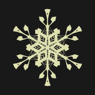 MANDALA T-SHIRT Mandala Snow Flake T-Shirt