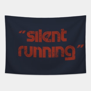 Silent Running Titles (stacked and aged) Tapestry