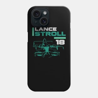 Lance Stroll 18 Formula 1 Racing Driver Phone Case